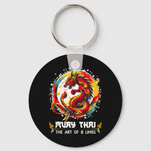 Muay Thai MMA Thai Boxing Training Eight Limbs Key Ring