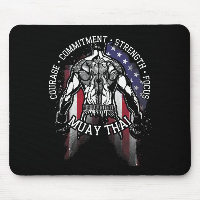 Muay Thai  Mouse Pad (Front)