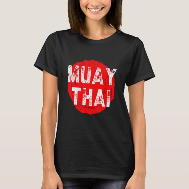Muay Thai NakMuay Boxing Workout T-Shirt (Front)