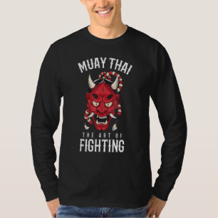 Muay Thai Oni Demon Thai Boxing Japanese Oni T-Shirt