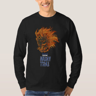 Muay Thai Oni Mask Hannya Thailand Thai Boxing MM T-Shirt