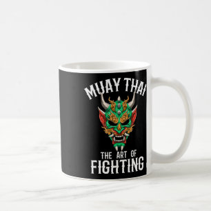 Muay Thai Oni Mask - Thai Boxing And Kickboxing Gi Coffee Mug