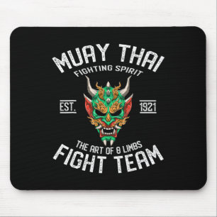 Muay Thai Oni - Thai Boxing And Kickboxing Mouse Pad
