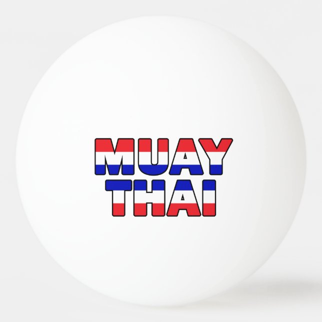 Muay Thai Ping Pong Ball (Front)
