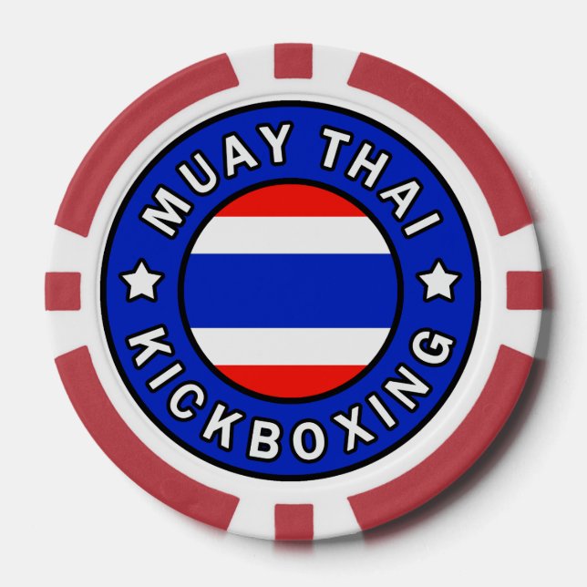 Muay Thai Poker Chips (Front)