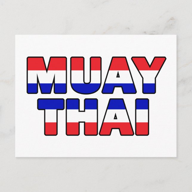 Muay Thai Postcard (Front)