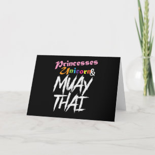 Muay Thai "Princesses Unicorn" Card