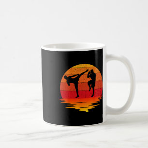 Muay Thai Retro Vintage Martial Arts Combat Boxing Coffee Mug