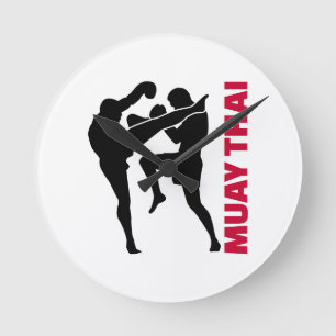 Muay Thai Round Clock