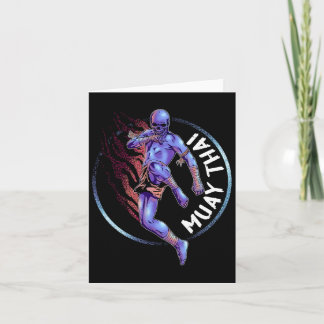 Muay Thai Skeleton  Card