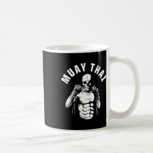 Muay Thai Skeleton Fighter Mma Club Coach Martial Coffee Mug