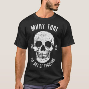 Muay Thai Skull - Thai Boxing And Kickboxing T-Shirt