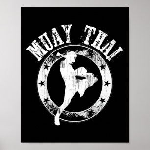 Muay Thai - Stylish Thailand Cool Mma Boxing Gear  Poster
