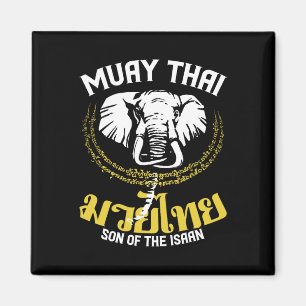 Muay Thai Thai Boxing Elephant Gift Martial Arts Magnet