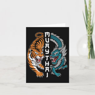 Muay Thai Thailand Boxing Muay Thai Fan Men Women  Card