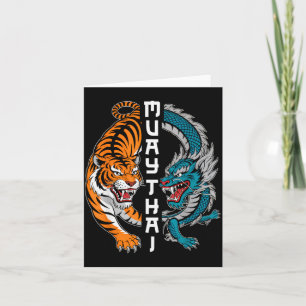 Muay Thai Thailand Boxing Muay Thai Fan Men Women  Card