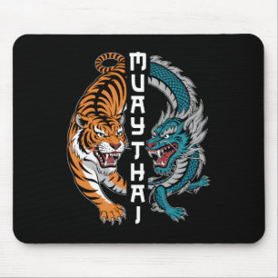 Muay Thai Thailand Boxing Muay Thai Fan Men Women Mouse Pad