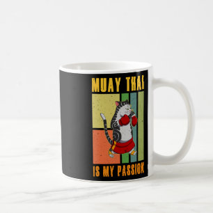 Muay Thai Thailand Fist Ring Knee Fighter Techniqu Coffee Mug