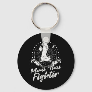 Muay Thai Thailand Fist Ring Knee Fighter Techniqu Key Ring