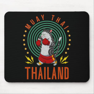 Muay Thai Thailand Fist Ring Knee Fighter Techniqu Mouse Pad