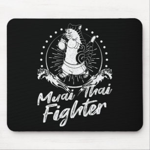 Muay Thai Thailand Fist Ring Knee Fighter Techniqu Mouse Pad