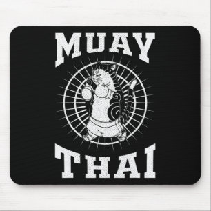 Muay Thai Thailand Fist Ring Knee Fighter Techniqu Mouse Pad