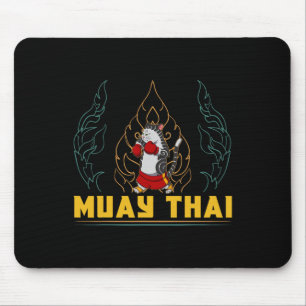 Muay Thai Thailand Fist Ring Knee Fighter Techniqu Mouse Pad
