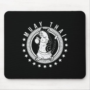 Muay Thai Thailand Fist Ring Knee Fighter Techniqu Mouse Pad