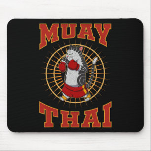Muay Thai Thailand Fist Ring Knee Fighter Techniqu Mouse Pad