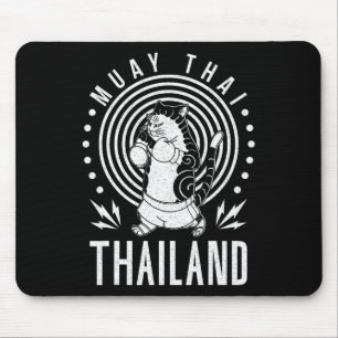Muay Thai Thailand Fist Ring Knee Fighter Techniqu Mouse Pad