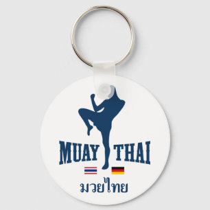 Muay Thai Thailand Germany Key Ring