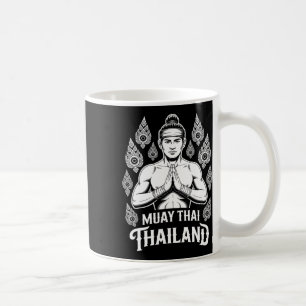 Muay Thai Thailand Vintage Tiger Fighter Training  Coffee Mug
