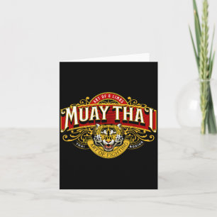 Muay Thai The Art of 8 Limbs Thai Boxing MMA Men Card