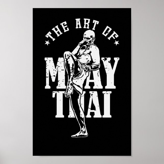 Muay Thai "The Art of Muay Thai" Poster (Front)