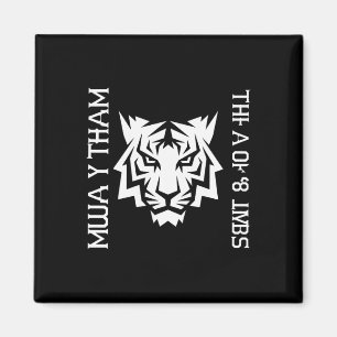 Muay Thai Tiger Art Of 8 Limbs Kickboxing Design S Magnet
