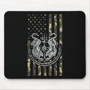 Muay Thai Tiger Mma Street Fight Muay Thai Kickbox Mouse Pad