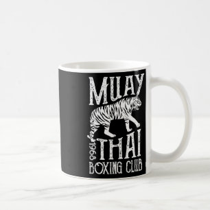 Muay Thai Tiger Mma Training Street Fight Kickboxi Coffee Mug