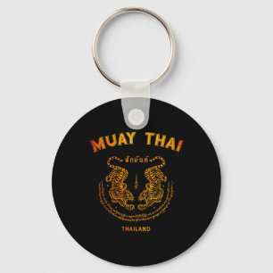 Muay Thai Tiger Sak Yant Tattoo Kickboxing Thailan Key Ring