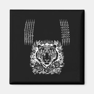 Muay Thai Tiger Tattoo Kickboxing Asian Cultural S Magnet