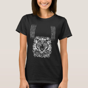 Muay Thai Tiger Tattoo Kickboxing Asian Cultural S T-Shirt
