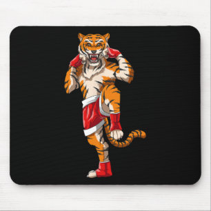 Muay Thai Tiger - Thai Boxing And Kickboxing Mouse Pad
