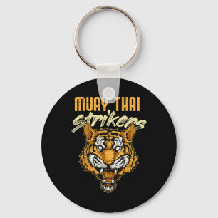 Muay Thai Tiger Thai Boxing Thailand Kickboxing _1 Key Ring