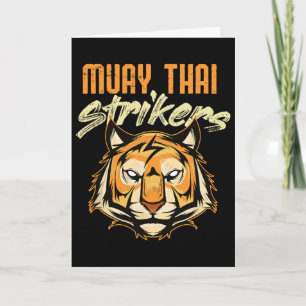 Muay Thai Tiger Thai Boxing Thailand Kickboxing _2 Card