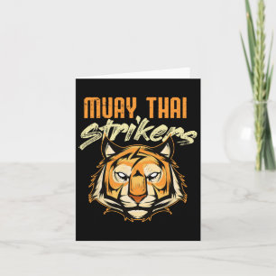 Muay Thai Tiger Thai Boxing Thailand Kickboxing  Card