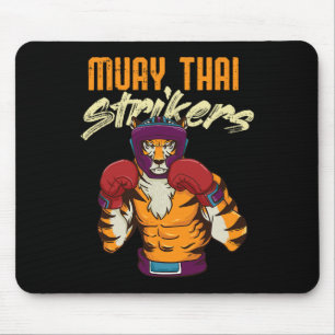 Muay Thai Tiger Thai Boxing Thailand Kickboxing Mouse Pad