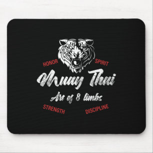 Muay Thai Tiger - Tiger Thai Boxing And Kickboxing Mouse Pad