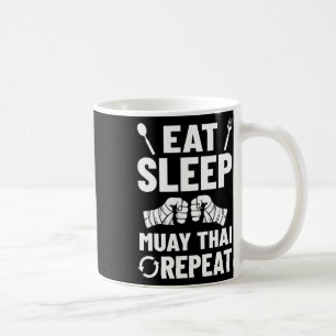 Muay Thai Training Fighter Kickboxing Beginner Box Coffee Mug