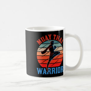 Muay Thai Warrior Martial Arts Hobby Boxing Fighte Coffee Mug
