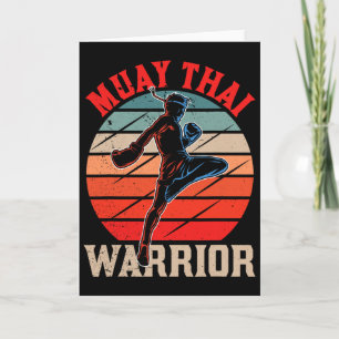 Muay Thai Warrior Martial Arts Hobby Fighter Boxin Card