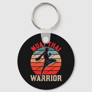 Muay Thai Warrior Martial Arts Hobby Fighter Boxin Key Ring